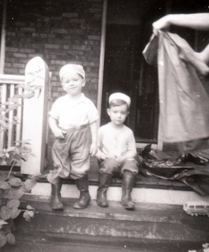 Colleen's children John and James (Winnipeg 1959)
